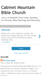 Mobile Screenshot of cabinetmountainbiblechurch.blogspot.com