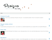 Tablet Screenshot of designsbylee.blogspot.com