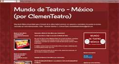 Desktop Screenshot of clementeatro.blogspot.com