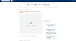 Desktop Screenshot of flashscriptvideos.blogspot.com