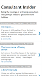 Mobile Screenshot of consultantinsider.blogspot.com