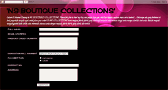 Desktop Screenshot of nscollections.blogspot.com