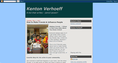 Desktop Screenshot of kentonverhoeff.blogspot.com