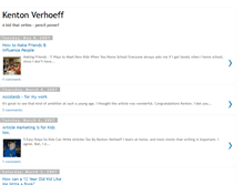 Tablet Screenshot of kentonverhoeff.blogspot.com