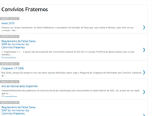 Tablet Screenshot of convivios-fraternos.blogspot.com