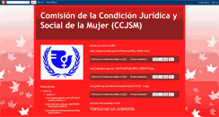 Desktop Screenshot of comisionmujerumatmun.blogspot.com