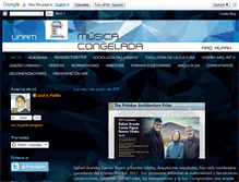 Tablet Screenshot of musica-congelada.blogspot.com