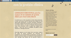 Desktop Screenshot of conlagestionclinica.blogspot.com