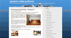 Desktop Screenshot of pensiunivaleaprahovei.blogspot.com