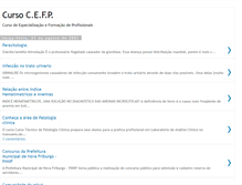 Tablet Screenshot of cursoprofissionalizantecefp.blogspot.com