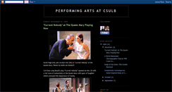 Desktop Screenshot of performingartsatcsulb.blogspot.com