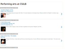 Tablet Screenshot of performingartsatcsulb.blogspot.com