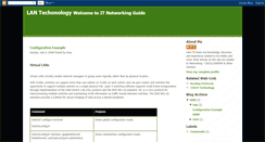 Desktop Screenshot of lan-technology.blogspot.com
