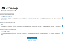 Tablet Screenshot of lan-technology.blogspot.com