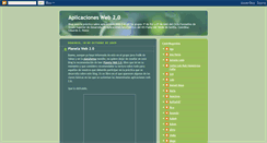 Desktop Screenshot of lasaplicacionesweb20.blogspot.com