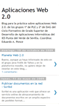 Mobile Screenshot of lasaplicacionesweb20.blogspot.com