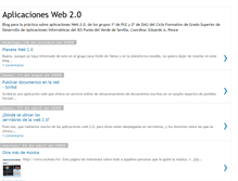 Tablet Screenshot of lasaplicacionesweb20.blogspot.com