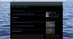 Desktop Screenshot of insanosano.blogspot.com