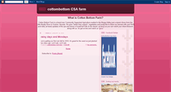 Desktop Screenshot of cottonbottomfarm.blogspot.com