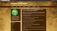 Desktop Screenshot of bangwedialogue.blogspot.com