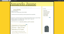 Desktop Screenshot of amarelojaune.blogspot.com