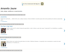 Tablet Screenshot of amarelojaune.blogspot.com