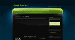 Desktop Screenshot of goodpodcast.blogspot.com