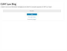 Tablet Screenshot of cunylaw.blogspot.com
