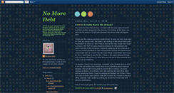 Desktop Screenshot of nomoredebt2008.blogspot.com