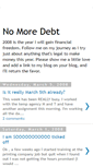 Mobile Screenshot of nomoredebt2008.blogspot.com