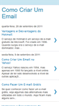 Mobile Screenshot of comocriaremails.blogspot.com