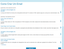 Tablet Screenshot of comocriaremails.blogspot.com