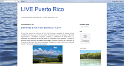 Desktop Screenshot of live-puerto-rico.blogspot.com