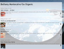Tablet Screenshot of goorganicbam.blogspot.com