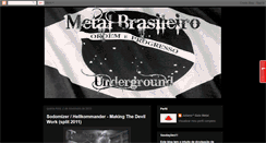 Desktop Screenshot of metalbrasileirounderground.blogspot.com