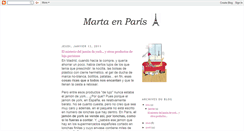 Desktop Screenshot of martaenparis.blogspot.com