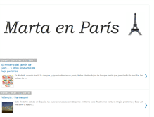 Tablet Screenshot of martaenparis.blogspot.com