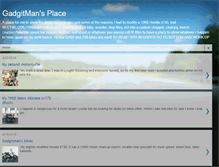 Tablet Screenshot of gadgitmansplace.blogspot.com