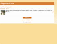 Tablet Screenshot of blogdealtamira.blogspot.com