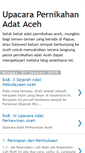 Mobile Screenshot of pernikahan-adat-aceh.blogspot.com