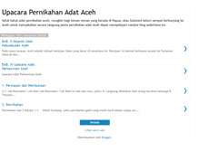 Tablet Screenshot of pernikahan-adat-aceh.blogspot.com