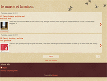 Tablet Screenshot of maroc-suisse.blogspot.com