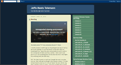 Desktop Screenshot of jeffomeetstelemann.blogspot.com