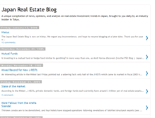 Tablet Screenshot of japanrealestate.blogspot.com