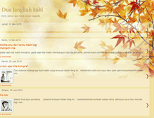 Tablet Screenshot of dualangkahkaki.blogspot.com