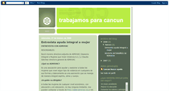 Desktop Screenshot of cancunmexico.blogspot.com