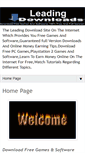 Mobile Screenshot of leadingdownloads.blogspot.com