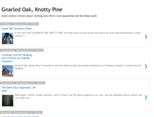 Tablet Screenshot of oaknpine.blogspot.com