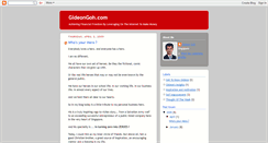 Desktop Screenshot of gideongoh.blogspot.com