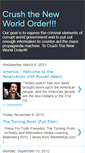 Mobile Screenshot of crushthenewworldorder.blogspot.com